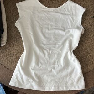 TNA White Muscle Tee for Women